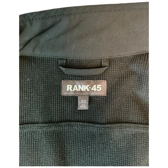 NWOT RANK 45 Outdoor Athletic Soft Shell All Black Full Zip Vest Women’s XS - Picture 6 of 13